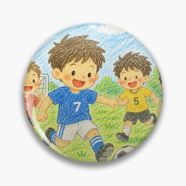 Item preview, Kids Playing football Crayon designed and sold by 0606PM.