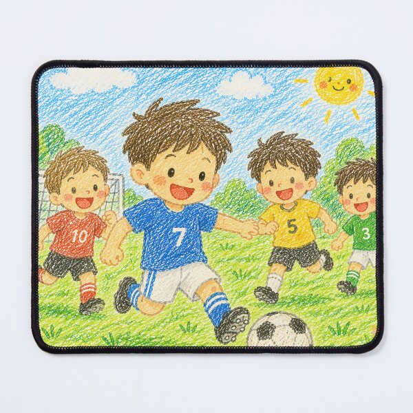 Item preview, Kids Playing football Crayon designed and sold by 0606PM.