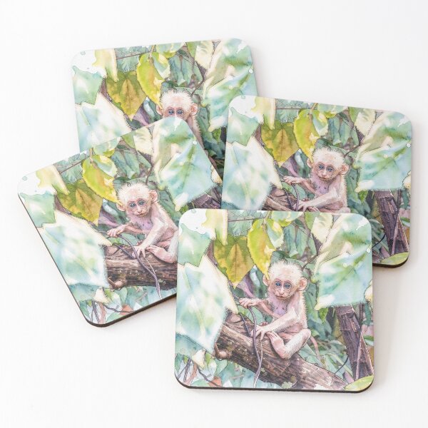 Item preview, Baby Monkey in Tree designed and sold by tomorrowsart.