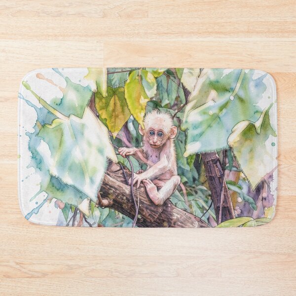 Item preview, Baby Monkey in Tree designed and sold by tomorrowsart.