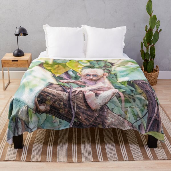Item preview, Baby Monkey in Tree designed and sold by tomorrowsart.