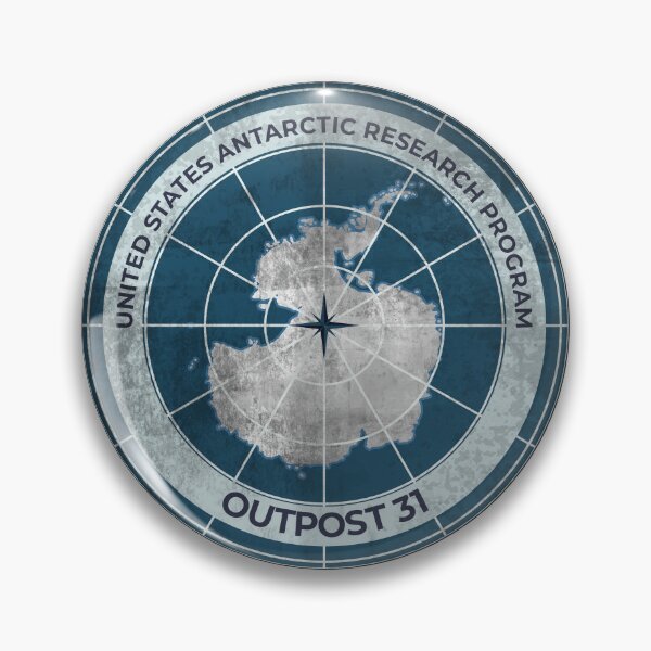 Item preview, The Thing - Outpost 31 badge - distressed designed and sold by BRU Design.
