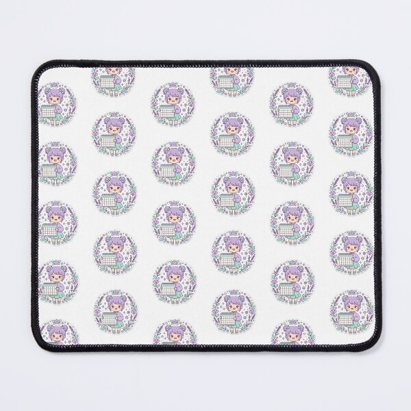 Item preview, Monthly Calendar Spread Kawaii Cute BuJo Planner Sticker designed and sold by yanejoy.