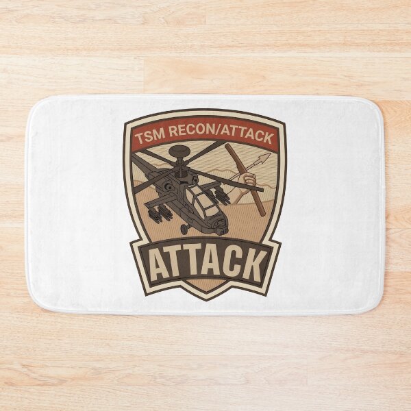 Item preview, TSM Recon/Attack Apache Helicopter Military Patch designed and sold by CharlieDesings.