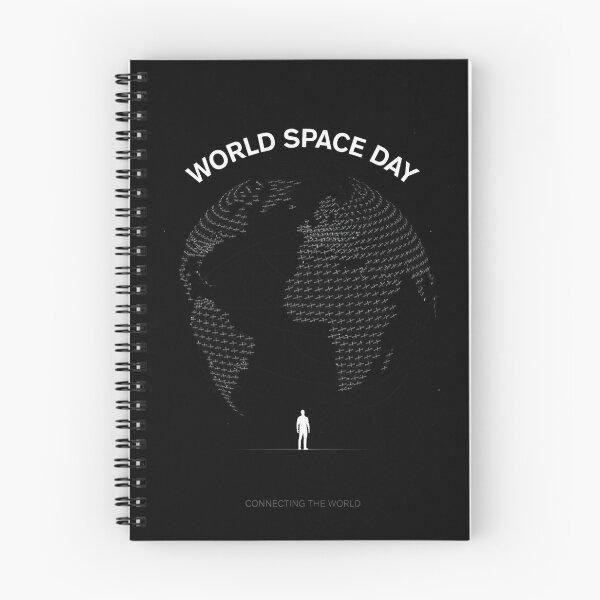 Item preview, World Space Day — Connecting The World Satellite Data Globe T-Shirt V2 designed and sold by DarylWelsh2024.