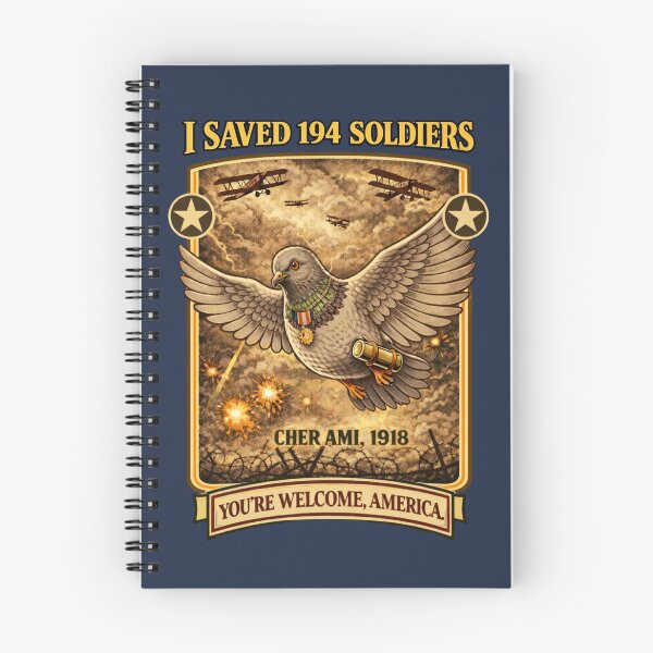 Item preview, Cher Ami Hero Pigeon WWI Poster designed and sold by azule1.