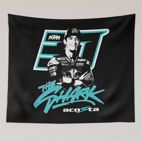 Item preview, Pedro Acosta 37 The Shark Red Bull KTM Factory Racing Spain (Spanish Rider) designed and sold by Stotee.