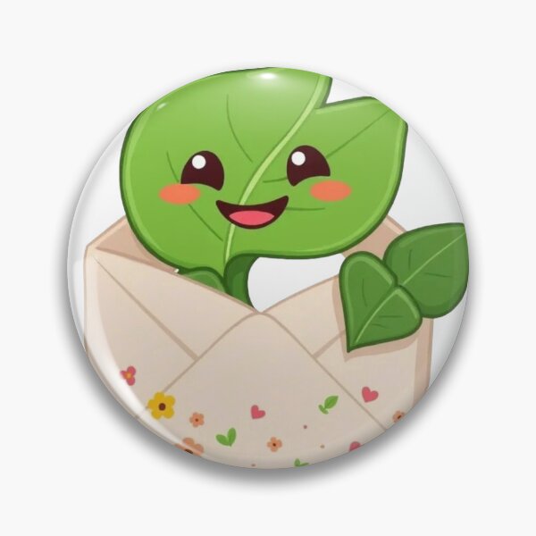 Item preview, Cute Plant Mail Sticker | Smiling Monstera Leaf in Floral Envelope | Kawaii Botanical Art designed and sold by surbhiArt.