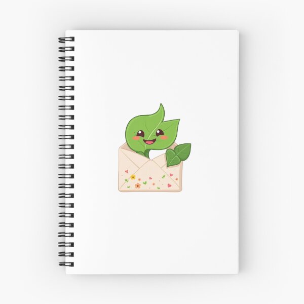 Item preview, Cute Plant Mail Sticker | Smiling Monstera Leaf in Floral Envelope | Kawaii Botanical Art designed and sold by surbhiArt.