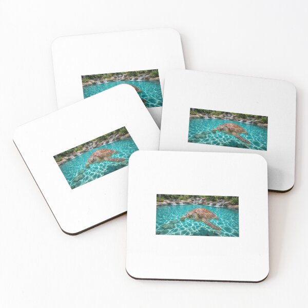Item preview, Serene Sea Turtle in Tropical Paradise Waters designed and sold by PrintableArt123.