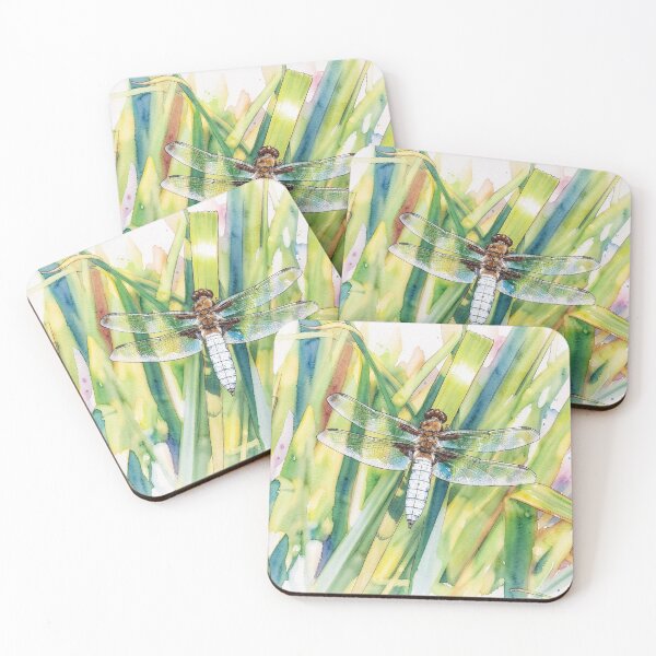 Item preview, Dragonfly at the Pond. designed and sold by tomorrowsart.