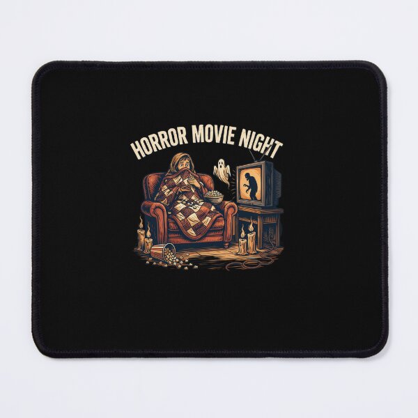 Item preview, Horror Movie Night, Cozy Spooky Retro Halloween Vintage 80s designed and sold by CryptReel.