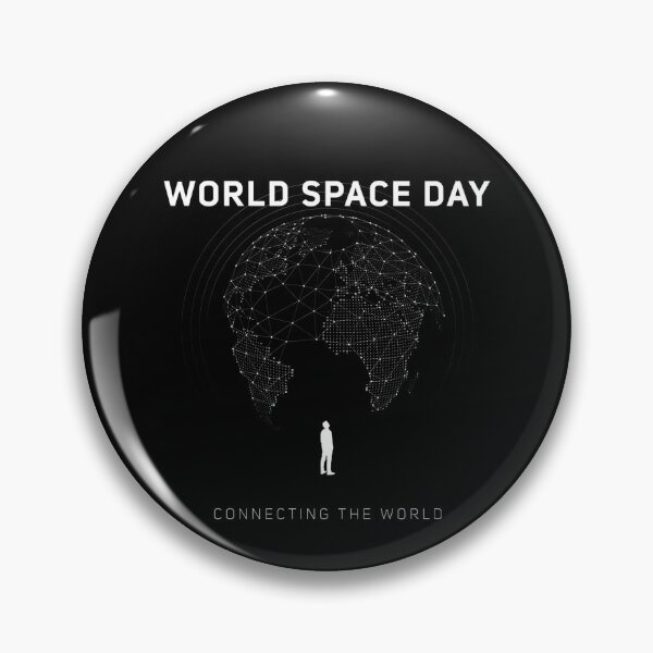 Item preview, World Space Day — Connecting The World Satellite Data Globe T-Shirt V3 designed and sold by DarylWelsh2024.