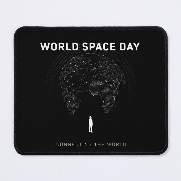 Item preview, World Space Day — Connecting The World Satellite Data Globe T-Shirt V3 designed and sold by DarylWelsh2024.