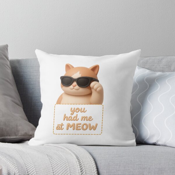 Item preview, Funny Ginger Cat 3D Clay Sticker - Cat Pun Quote designed and sold by thazinart.