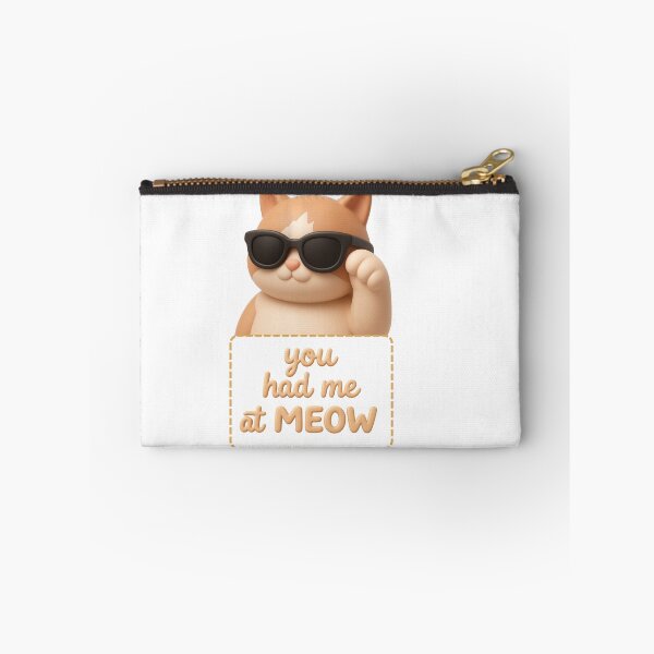 Item preview, Funny Ginger Cat 3D Clay Sticker - Cat Pun Quote designed and sold by thazinart.