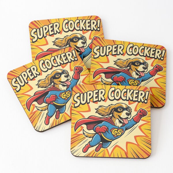 Item preview, Super Hero Golden Cocker Spaniel designed and sold by DLFBOY66.