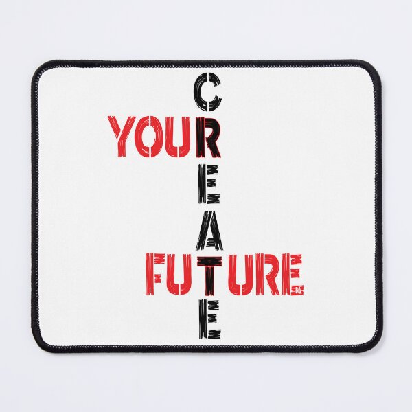 Item preview, You Create Your Future Vintage Typography Crossword Quote Motivational Streetwear Graphic designed and sold by DesignArtist.ia.