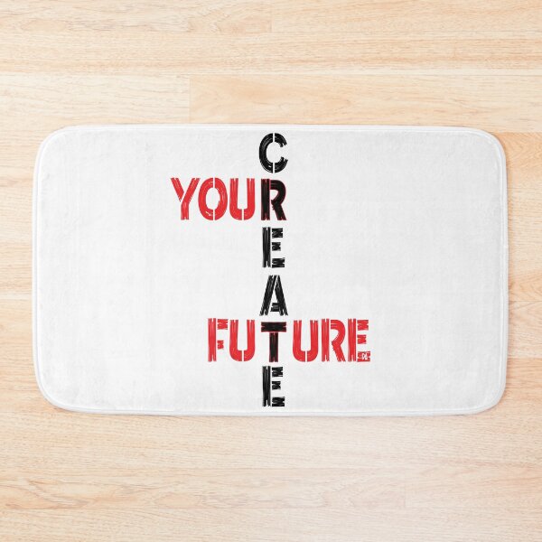 Item preview, You Create Your Future Vintage Typography Crossword Quote Motivational Streetwear Graphic designed and sold by DesignArtist.ia.