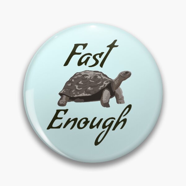 Item preview, Fast Enough - Turtle runner merch designed and sold by natzshaw.