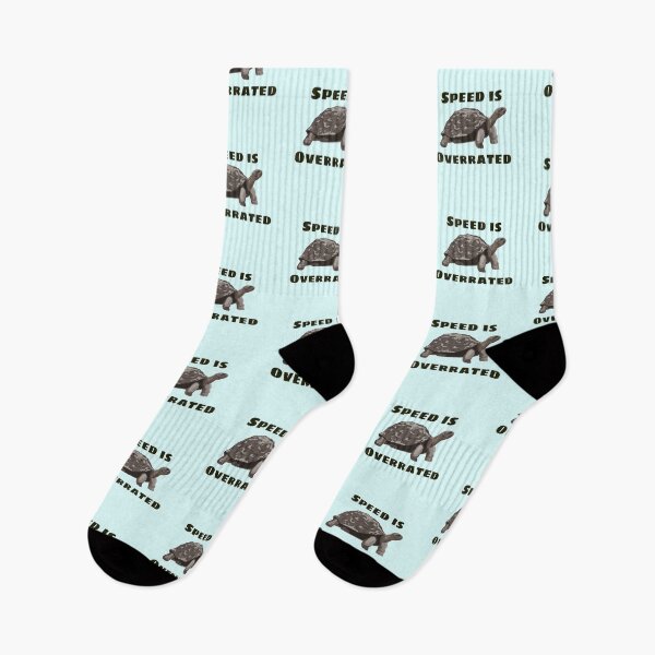 Item preview, Speed is Overrated - Turtle runner merch designed and sold by natzshaw.