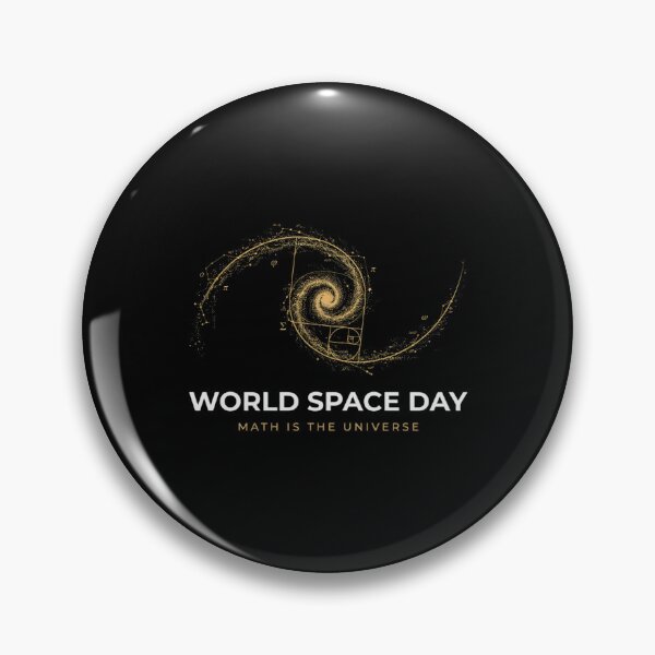 Item preview, World Space Day — Math Is The Universe Golden Ratio Galaxy Spiral T-Shirt V2 designed and sold by DarylWelsh2024.