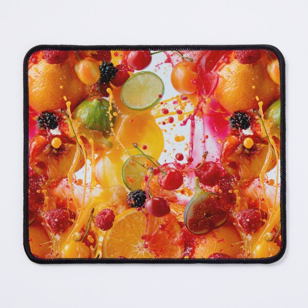 Item preview, Summer Fruit Splash – Berries Citrus and Juice Pattern designed and sold by helgekerler.