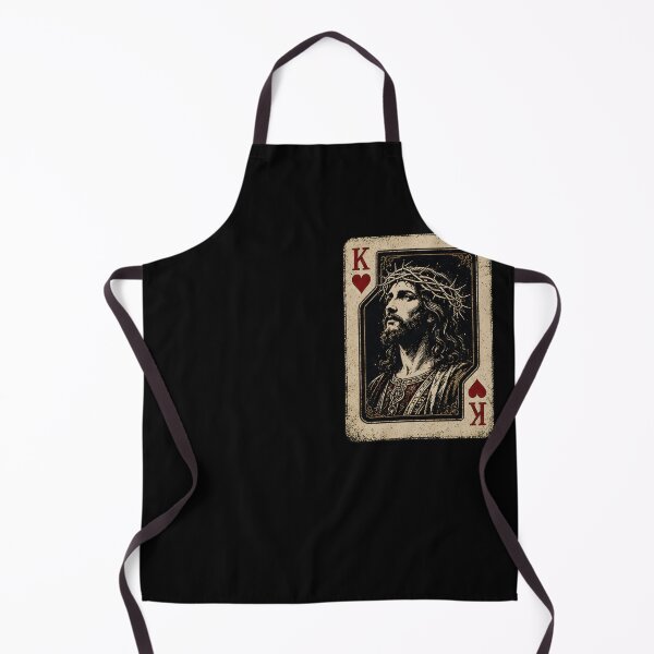 Item preview, Jesus King of Hearts Religious Card Design designed and sold by Marblaes00.