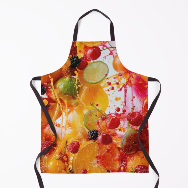 Item preview, Summer Fruit Splash – Berries Citrus and Juice Pattern designed and sold by helgekerler.