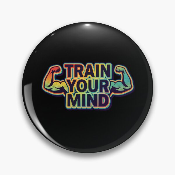 Item preview, Train Your Mind Retro Motivation designed and sold by creativerooney.