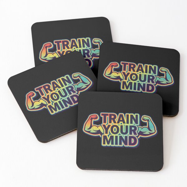 Item preview, Train Your Mind Retro Motivation designed and sold by creativerooney.