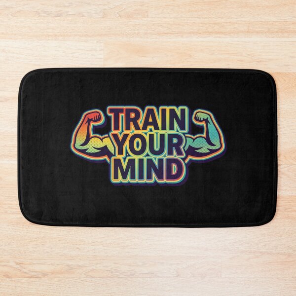 Item preview, Train Your Mind Retro Motivation designed and sold by creativerooney.