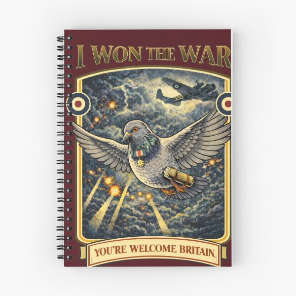 Item preview, Hero Messenger Pigeon WWII Poster designed and sold by azule1.