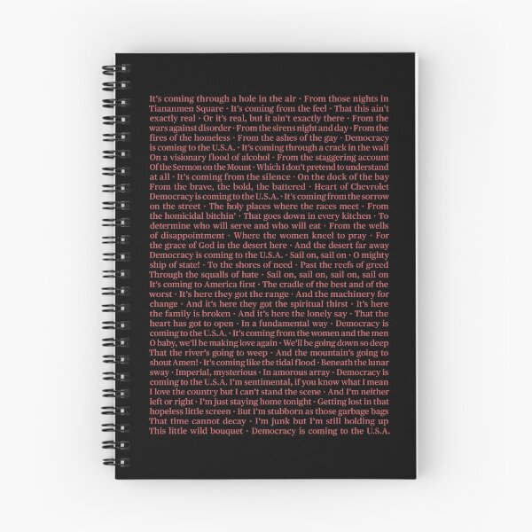 Item preview, Democracy - Leonard Cohen (lyrics) v.1 designed and sold by x1brett.