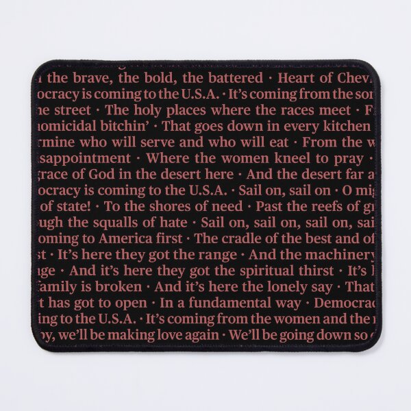 Item preview, Democracy - Leonard Cohen (lyrics) v.1 designed and sold by x1brett.