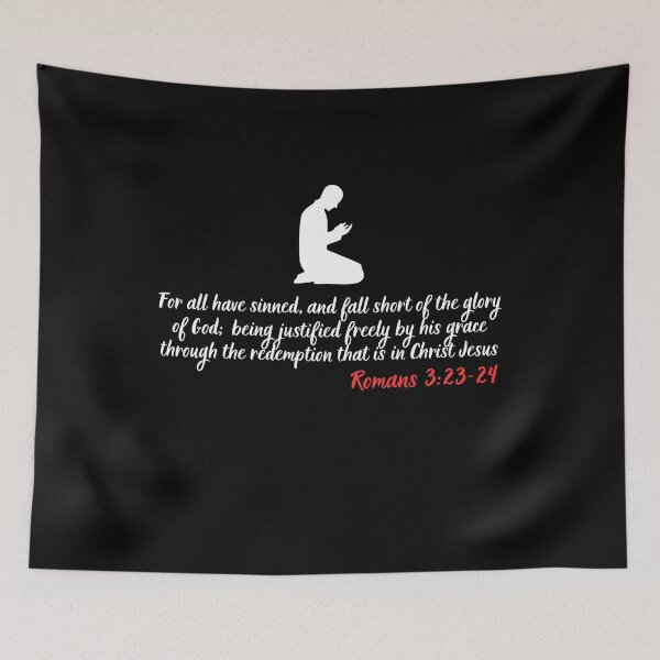 Item preview, Romans 3:23-24 All Have Sinned Bible Verse designed and sold by Kuzmier.