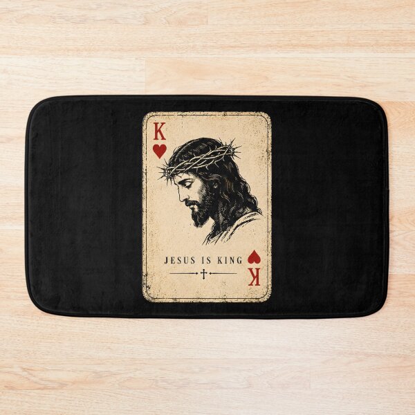 Item preview, Jesus King of Hearts Christian Playing Card designed and sold by Marblaes00.