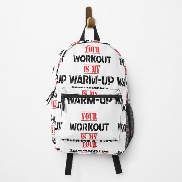 Item preview, Your Workout Is My Warm-Up Vintage Typography Gym Motivational Streetwear Graphic designed and sold by DesignArtist.ia.