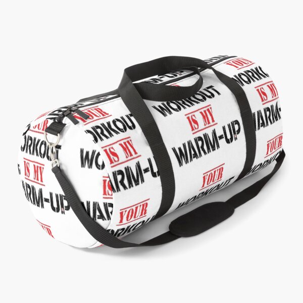 Item preview, Your Workout Is My Warm-Up Vintage Typography Gym Motivational Streetwear Graphic designed and sold by DesignArtist.ia.