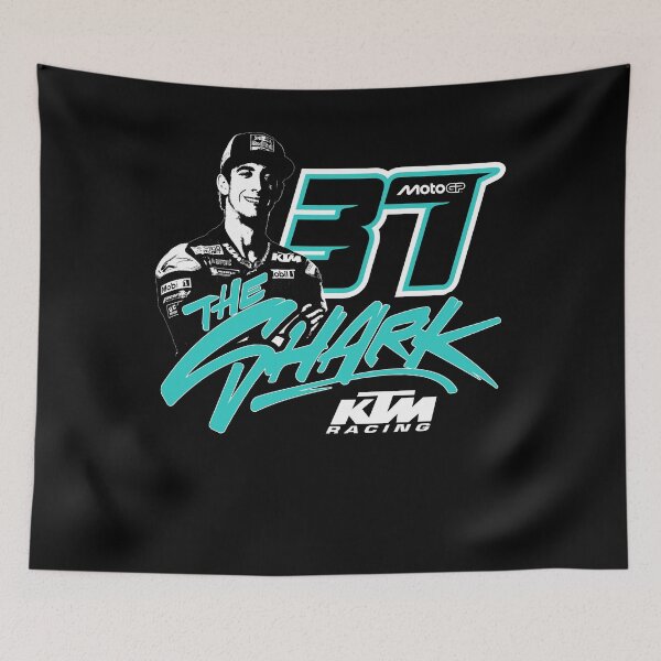Item preview, Pedro Acosta 37 The Shark Red Bull KTM Factory Racing Spain (Spanish Rider) designed and sold by Stotee.