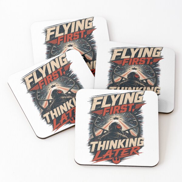 Item preview, Flying First, Thinking Later | Funny Adventure Quote | Travel & Fantasy T-Shirt designed and sold by rushaib.