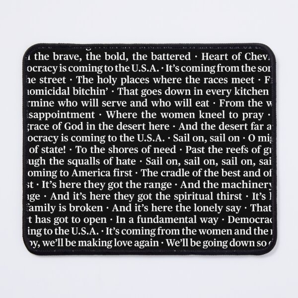 Item preview, Democracy - Leonard Cohen (lyrics) v.4 designed and sold by x1brett.