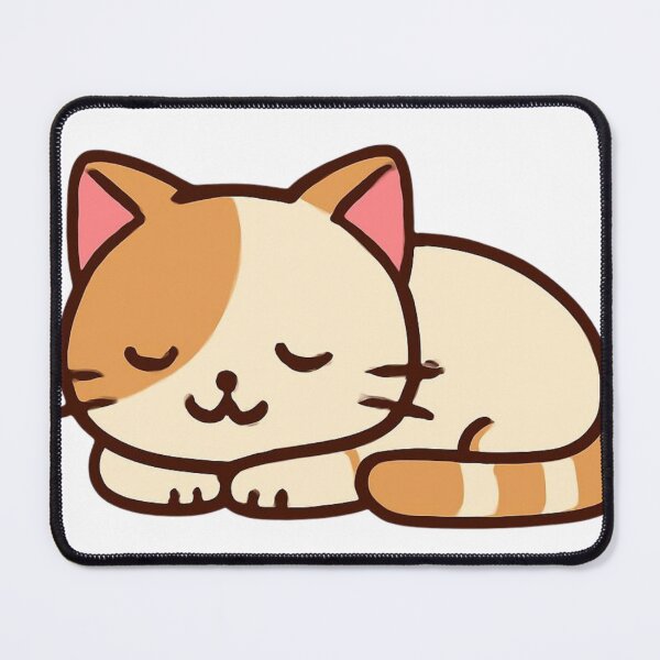Item preview, Cute Sleeping Cat designed and sold by LumatoneStudio.