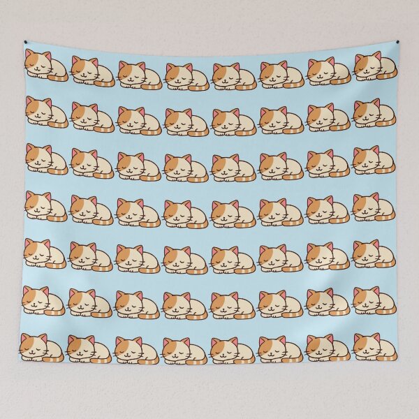 Item preview, Cute Sleeping Cat designed and sold by LumatoneStudio.