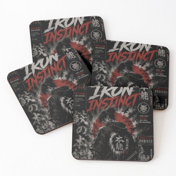 Item preview, Iron Instinct – Samurai Streetwear Graphic designed and sold by UrbanSwagFlow.