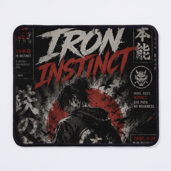 Item preview, Iron Instinct – Samurai Streetwear Graphic designed and sold by UrbanSwagFlow.