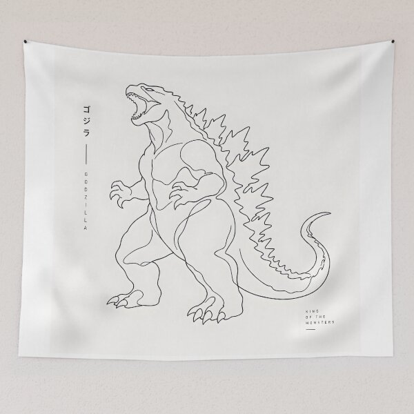 Item preview, Godzilla Minimal Line Art designed and sold by Day Dreamer.