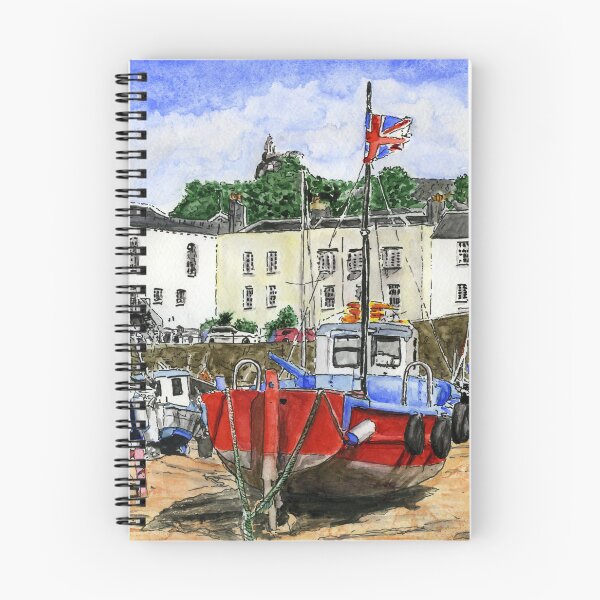 Item preview, Yr Harbwr yn Ninbych-y-Pysgod, Sir Benfro, De Cymru - The Harbour in Tenby, Pembrokeshire, South Wales designed and sold by LymphomaLass.