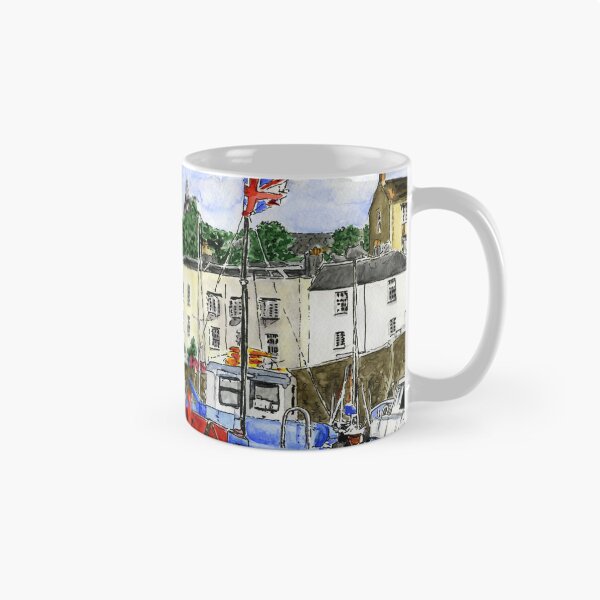Item preview, Yr Harbwr yn Ninbych-y-Pysgod, Sir Benfro, De Cymru - The Harbour in Tenby, Pembrokeshire, South Wales designed and sold by LymphomaLass.