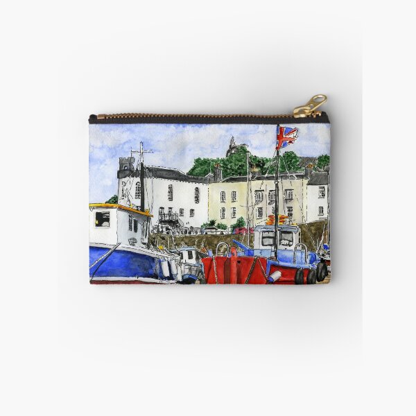 Item preview, Yr Harbwr yn Ninbych-y-Pysgod, Sir Benfro, De Cymru - The Harbour in Tenby, Pembrokeshire, South Wales designed and sold by LymphomaLass.